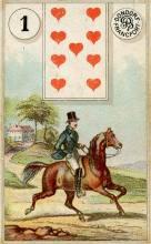 Lenormand Card 1 Rider Meaning & Combinations