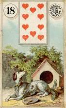 Lenormand Card 18 Dog Meaning & Combinations