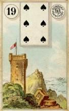 Lenormand Card 19 Tower Meaning & Combinations