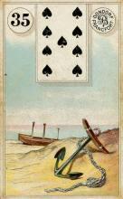 Lenormand Card 35 Anchor Meaning & Combinations