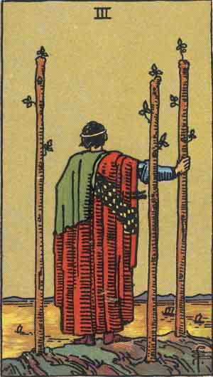 The 3 of Wands Tarot Card