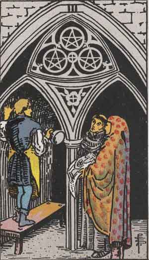 The 3 of Pentacles Tarot Card