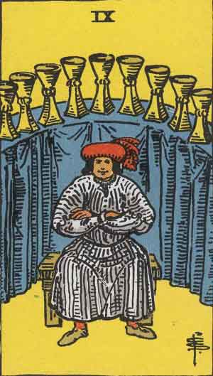 The 9 of Cups Tarot Card