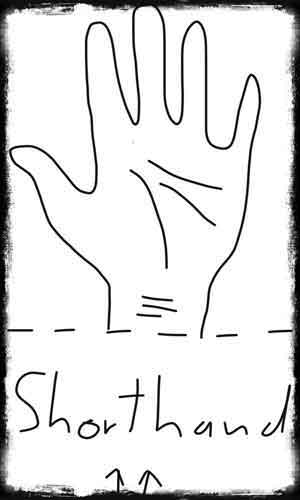 The Short Hand Tarot, Sample Deck card #1