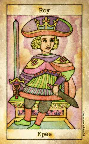 Tarot de Maria Celia, Sample Deck card #6