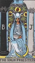 The High Priestess Tarot card meaning and interpretation
