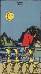 Eight of Cups Tarot card meaning and interpretation