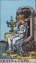Queen of Cups Tarot card meaning and interpretation