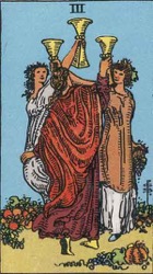 Three of Cups Card Meaning