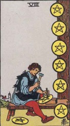 The 8 of Pentacles Card
