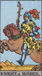 Knight of Wands Tarot card meaning and interpretation