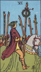 Six of Wands Tarot card meaning and interpretation