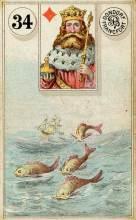 Lenormand Card 34 Fish Meaning & Combinations