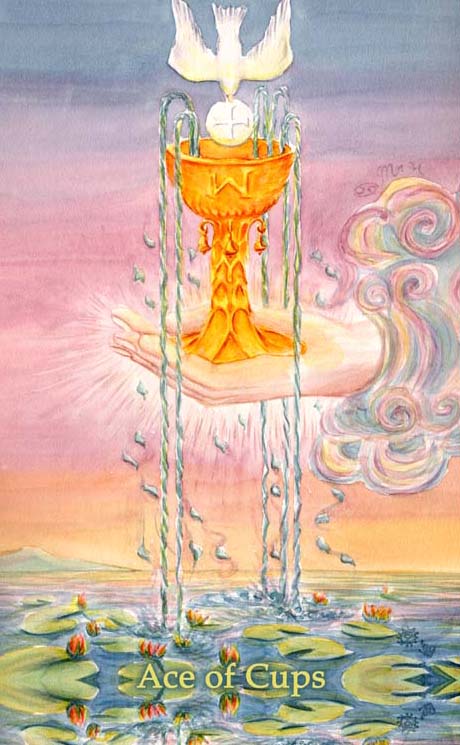 Ace of Cups Tarot card meaning and interpretation