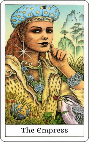 The Empress Card from the Rider Waite Smith Tarot Deck The Empress Tarot card meaning and interpretation