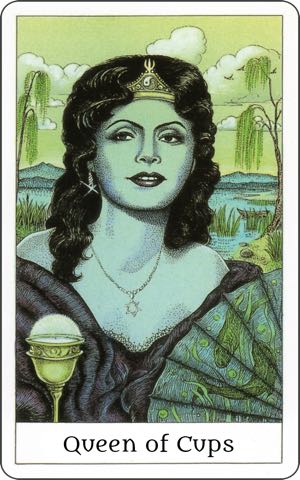 Queen of Cups Card from the Rider Waite Smith Deck Queen of Cups Tarot card meaning and interpretation