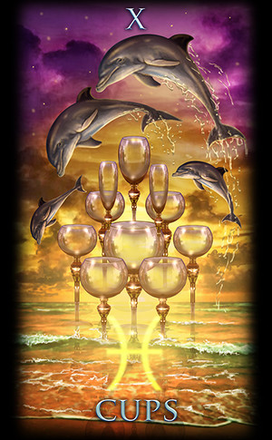 Ten of Cups Tarot card meaning and interpretation