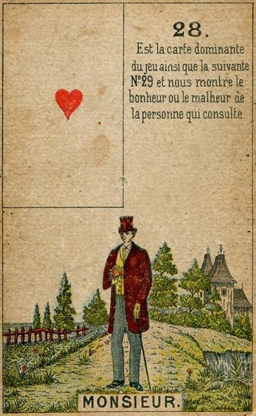 Petit Jeu Lenormand, Sample Deck card #3