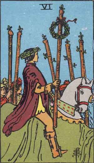 The 6 of Wands Tarot Card