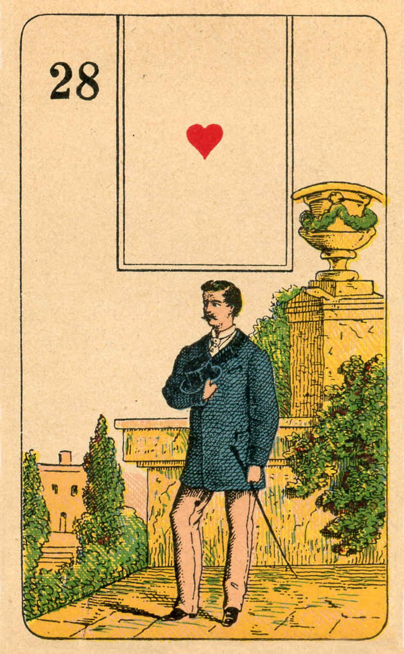 Lenormand Card 28 Man Meaning & Combinations
