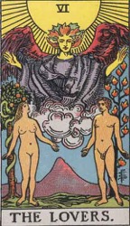 The Lovers Tarot card meaning and interpretation