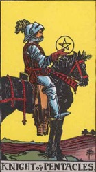 Knight of Pentacles Tarot card meaning and interpretation