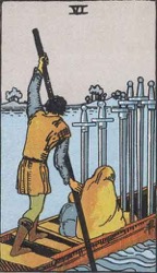 Six of Swords Tarot card meaning and interpretation